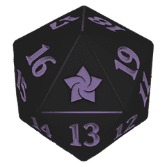 Magic: The Gathering Foundations: D20 Die (Purple)